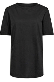 Ulle Ss Long Tshirt | Black | T-shirt fra Liberté