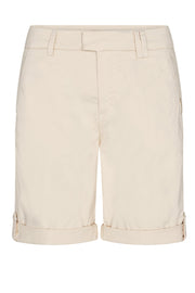 Jolanda Chino Shorts | Pearled Ivory | Shorts fra Mos Mosh