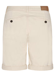 Jolanda Chino Shorts | Pearled Ivory | Shorts fra Mos Mosh