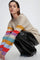 Oversized sweater with multicolor sleeves |  Multi | Strik fra Stella Nova