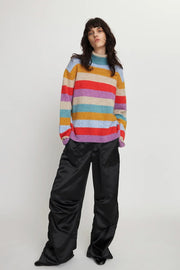 Multicolor stripe knit | Multi | Strik fra Stella Nova