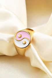 Yin Yang Ring | Pastel Pink | Ring fra Birdsong