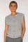 Kiss knit vest cardigan 54401 | Steel | Strik fra Gustav