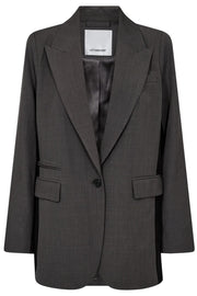 Liane Panel Oversize Blazer 30249 | Dark Grey | Blazer fra Co'couture