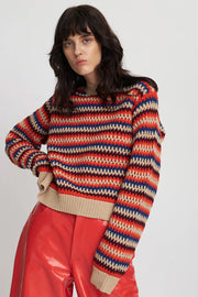 Italian wool sweater |  Multi | Strik fra Stella Nova