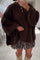 Oversize Strick PU-971-1 | Dunkelbraun | Stricken von Avery