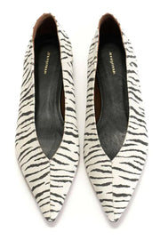 Cassie  | Calf suede print Zebra | Ballerina fra Anonymous Copenhagen