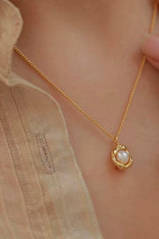 Pearl Drop Necklace | Halskæde fra Birdsong