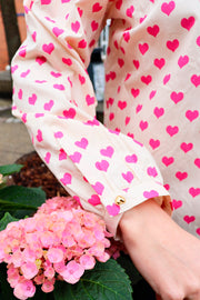 Flora Ls Blouse | Pink Heart | Bluse fra Liberté
