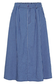 Emeline Skirt | Medium Blue | Nederdel fra Marta du Chateau