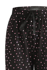 Alma Wide Pants | Black Pink Holographic Dot | Bukser fra Liberté