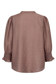 Charlie Frill SS Shirt 35770 | Old Rose | Top fra Co'couture