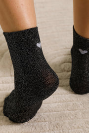 Glitter & Heart sock | Strømper fra By Timm