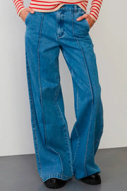 S233208 Trousers | Denim blue | Bukser fra Sofie Schnoor