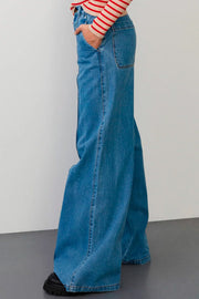 S233208 Trousers | Denim blue | Bukser fra Sofie Schnoor