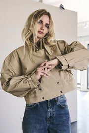 Francis Crop Trench Jacket 30271 | Jakke fra Co'couture