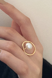 Pearl Blossom Ring | Forgyldt | Ring fra Birdsong