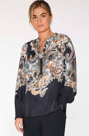 Sikka blouse 54619 | Midtnight | Skjorte fra Gustav