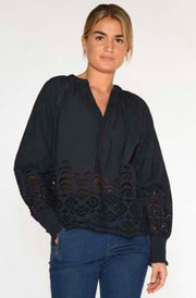 Annsofie blouse 54600 | Midtnight | Skjorte fra Gustav