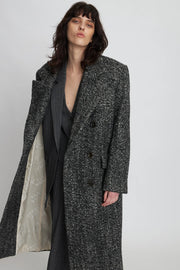 Coat with straight shoulders | Uld frakke fra Stella Nova