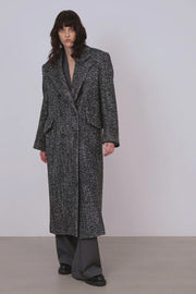 Coat with straight shoulders | Uld frakke fra Stella Nova