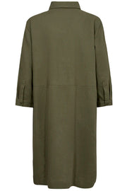 Laluna Dress 204140 | Deep Lichen Green | Kjole fra Freequent