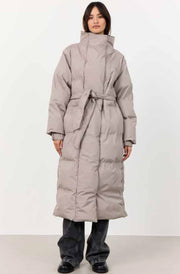 Lilly Long coat | Taupe | Frakke fra French Laundry