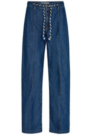 Emilia String Jeans | Dark Blue | Jeans fra Mos Mosh