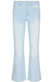 Alli Flare Light Jeans | Light Blue | Jeans fra Mos Mosh