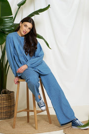 Ninette Pants | Medium Blue | Bukser fra Marta du Chateau