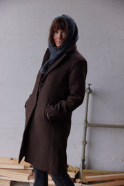 Theo Wollmantel | Braun | Mantel von French Laundry