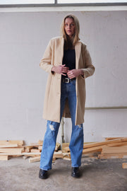 Theo Wollmantel | Sand | Mantel von French Laundry