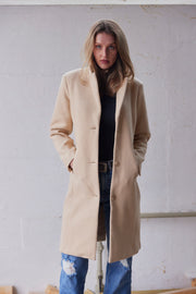 Theo Wollmantel | Sand | Mantel von French Laundry