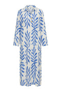 Wisteria Print Dress | Blue Leaves – nedsat