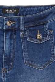 Irene Jeans | Blue Denim | Jeans fra Marta du Chateau