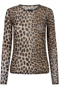 Mesh Ls Tshirt | Lux Leo | Mesh-Bluse von Liberté