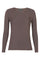 Mesh LS Tshirt Dot | Dark Brown