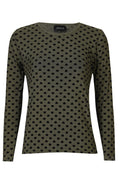 Mesh Ls Tshirt Flock | Army Medium Heart
