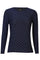 Mesh Ls Tshirt Flock | Navy Medium Heart