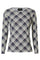 Mesh Ls Tshirt | Navy Army Check