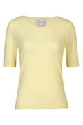 Mesh SS Tshirt Dot | Yellow