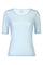 Mesh SS Tshirt | Light Blue