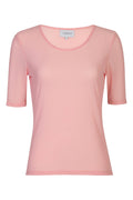 Mesh SS Tshirt | Rose