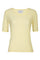 Mesh SS Tshirt | Yellow