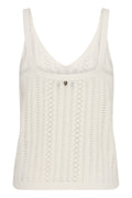 Cressida Wash Knit Top  | Ecru | Strik fra Mos Mosh