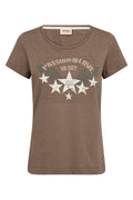Zibba O-SS Tee  | Chocolate Chip | T-Shirt fra Mos Mosh