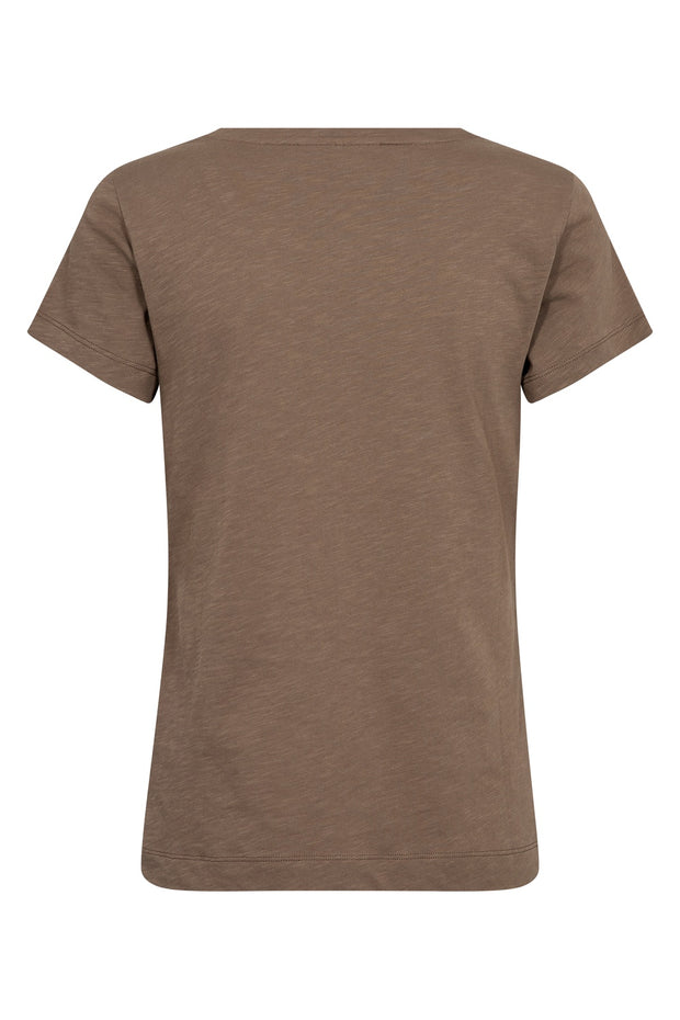 Mos Mosh T-Shirt | Chocolate Chip | MMZibba O-SS Tee – Lisen.dk