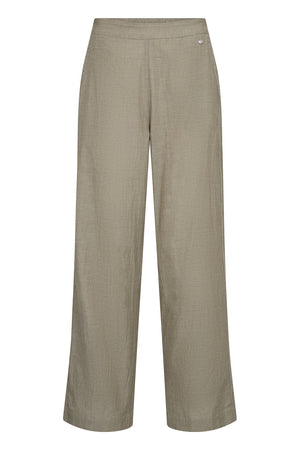 Wellor Izha Pants Regular | Burnt Olive | Bukser fra Mos Mosh