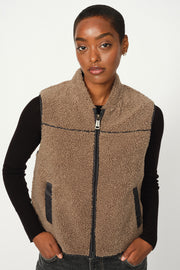Rowe Teddy Vest | Falcon | Vest fra Mos Mosh