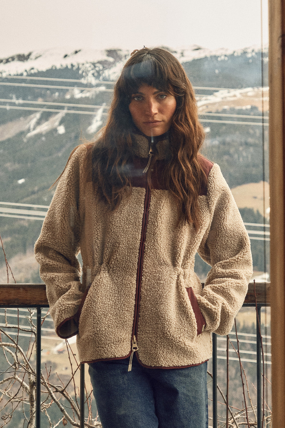 Mos Mosh Jakke | Cabernet | MMElisa Eli Teddy Jacket – Lisen.dk